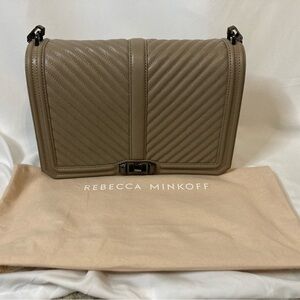 Rebecca Minkoff Chevron Quilted Jumbo Love Crossbody Bag